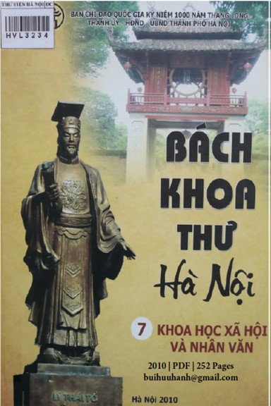 Bách Khoa Thư Hà Nội Tập 7-Khoa Học Xã Hội Và Nhân Văn (NXB Thời Đại 2010) - Vũ Khiêu, 252 Trang