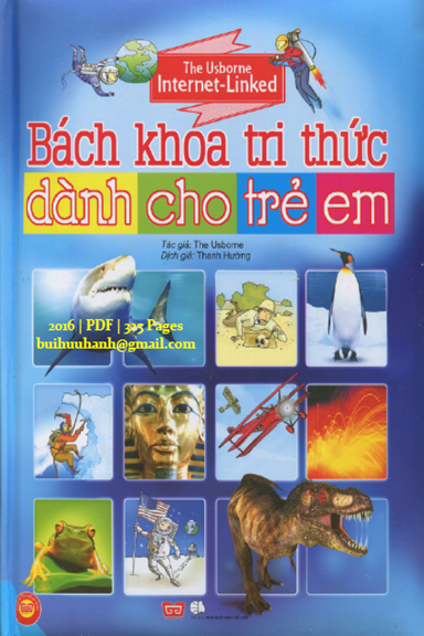 Bách Khoa Trí Thức Dành Cho Trẻ Em (NXB Thế Giới 2016) - Thanh Hưởng, 325 Trang