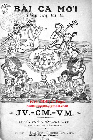 Bài Ca Mới-Thập Thị Tài Tử (NXB Phát Toán 1912) - JV.CM.VM, 47 Trang