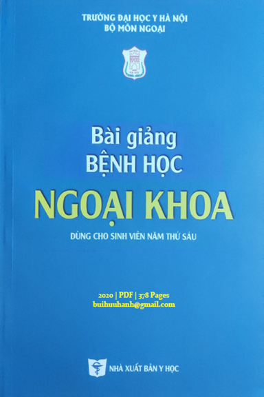 Bài Giảng Bệnh Học Ngoại Khoa Y6 (NXB Y Học 2020) - Đoàn Quốc Hưng, 379 Trang