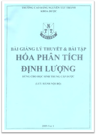 Bài Giảng Lý Thuyết Và Bài Tập Hóa Phân Tích Định Lượng - Nhiều Tác Giả, 150 Trang
