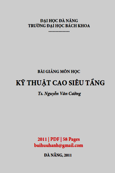 Bài Giảng Môn Học Kỹ Thuật Siêu Cao Tần (NXB Đà Nẵng 2011) - Nguyễn Văn Cường, 57 Trang