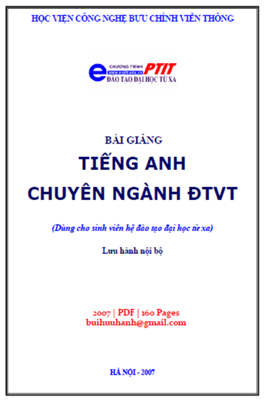 Bài Giảng Tiếng Anh Chuyên Ngành Điện Tử Viễn Thông (NXB Hà Nội 2007) - Nguyễn Quỳnh Giao, 160 Trang