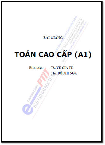 Bài Giảng Toán Cao Cấp A1 (NXB Hà Nội 2005) - Vũ Gia Tê, 227 Trang