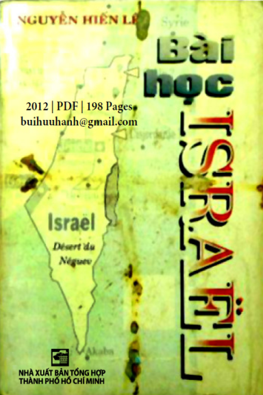 Bài Học Israel (NXB Tổng Hợp 2012) - Nguyễn Hiến Lê, 198 Trang