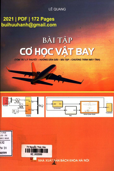 Bài Tập Cơ Học Vật Bay (NXB Bách Khoa 2021) - Lê Quang, 172 Trang