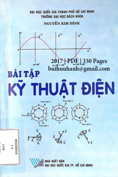 Bài Tập Kỹ Thuật Điện (NXB Đại Học Quốc Gia 2017) - Nguyễn Kim Đính, 330 Trang