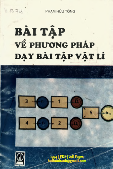 Bài Tập Về Phương Pháp Dạy Bài Tập Vật Lí (NXB Giáo Dục 1994) - Phạm Hữu Tòng, 278 Trang