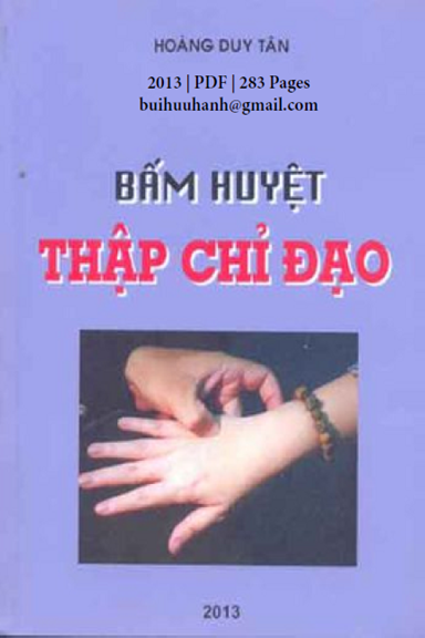 Bấm Huyệt Thập Chỉ Đạo (NXB Đồng Nai 2013) - Hoàng Duy Tân, 283 Trang