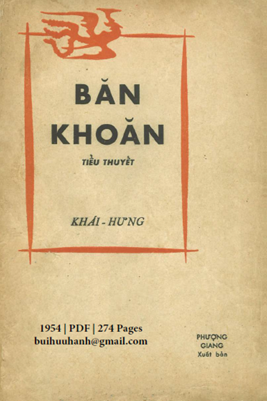 Băn Khoăn (NXB Phượng Giang 1954) - Khái Hưng, 274 Trang
