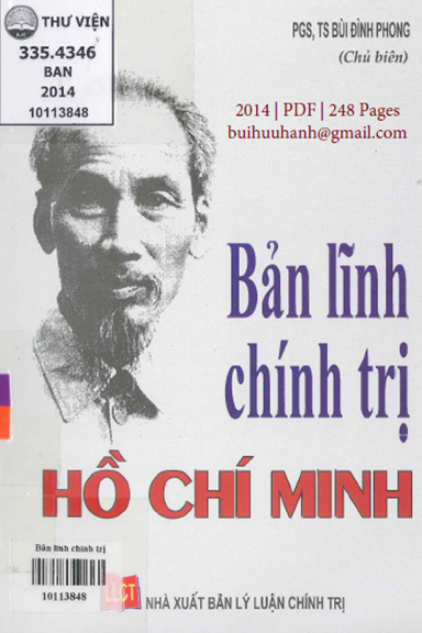 Bản Lĩnh Chính Trị Hồ Chí Minh (NXB Lý Luận Chính Trị 2014) - Bùi Đình Phong, 248 Trang