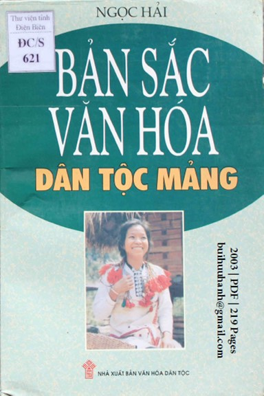 Bản Sắc Văn Hóa Dân Tộc Mảng (NXB Văn Hóa Dân Tộc 2003) - Ngọc Hải, 219 Trang