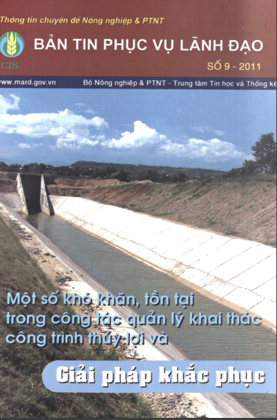 Bản Tin Phục Vụ Lãnh Đạo Số 2011-09 - Một Số Khó Khăn, Tồn Tại Trong Công Tác Quản Lý Khai Thác