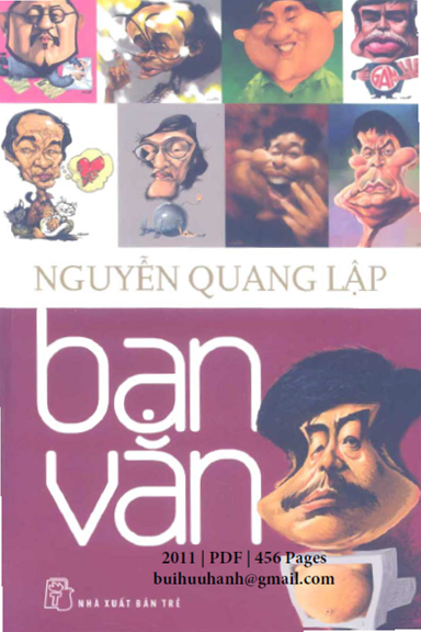 Bạn Văn (NXB Trẻ 2011)  - Nguyễn Quang Lập, 456 Trang