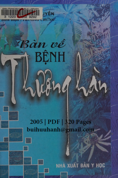Bàn Về Bệnh Thương Hàn (NXB Y Học 2005) - Trương Trọng Cảnh, 320 Trang