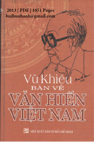 Bàn Về Văn Hiến Việt Nam (NXB Tổng Hợp 2013) - Vũ Khiêu, 1051 Trang