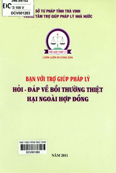 Bạn Với Trợ Giúp Pháp Lý Hỏi Đáp Về Bồi Thường Thiệt Hại Ngoài Hợp Đồng - Ngũ Hoàng Gia, 21 Trang