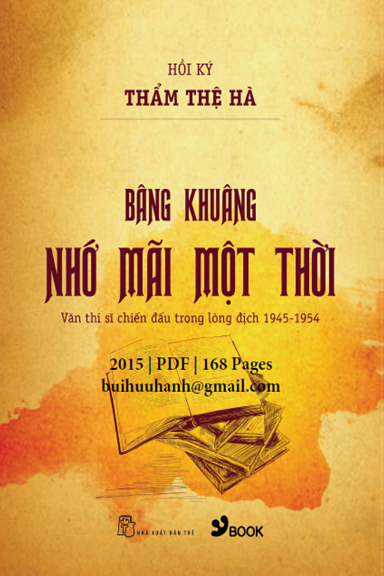 Bâng Khuâng Nhớ Mãi Một Thời (NXB Trẻ 2015) - Thẩm Thệ Hà, 168 Trang
