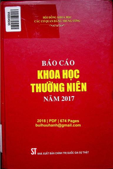 Báo Cáo Khoa Học Thường Niên Năm 2017 (NXB Chính Trị 2018) - Vũ Văn Phúc, 674 Trang