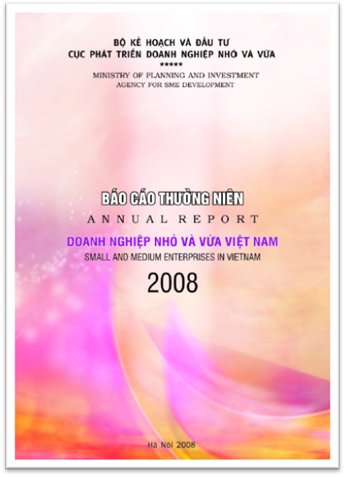 Báo Cáo Thường Niên Doanh Nghiệp Nhỏ Và Vừa Việt Nam 2008 (NXB Hà Nội 2008) - Võ Hồng Phúc, 57 Trang