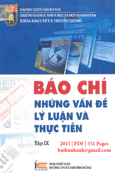 Báo Chí Những Vấn Đề Lý Luận Và Thực Tiễn Tập 9 (NXB Thông Tin Truyền Thông 2015) - Đặng Thu Hương