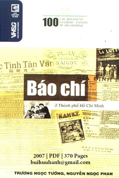 Báo Chí Ở Thành Phố Hồ Chí Minh (NXB Tổng Hợp 2007) - Trương Ngọc Tường, 370 Trang