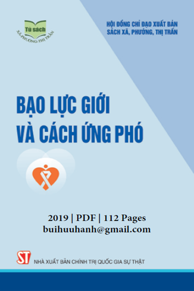Bạo Lực Giới Và Cách Ứng Phó (NXB Chính Trị 2019) - Nguyễn Hà Anh, 112 Trang