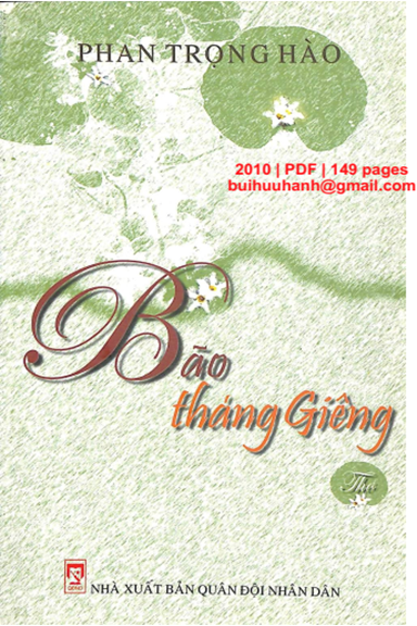Bão Tháng Giêng (NXB Quân Đội 2010) - Phan Trọng Hào, 149 Trang