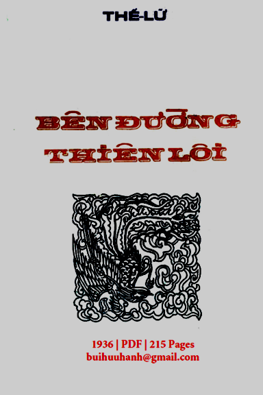 Bên Đường Thiên Lôi (NXB Sống Mới 1936) - Thế Lữ, 215 Trang