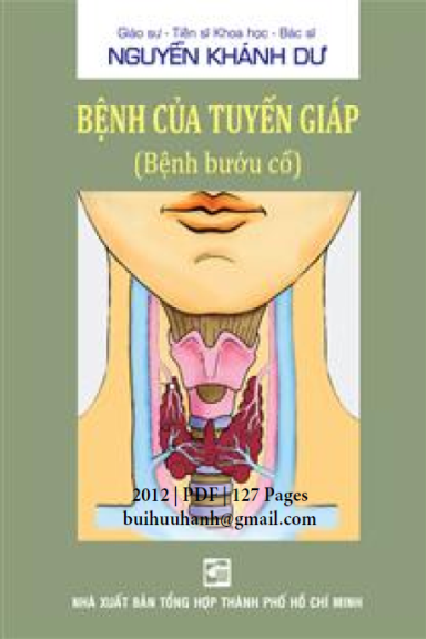 Bệnh Của Tuyến Giáp-Bệnh Bướu Cổ (NXB Tổng Hợp 2012) - Nguyễn Khánh Dư, 128 Trang