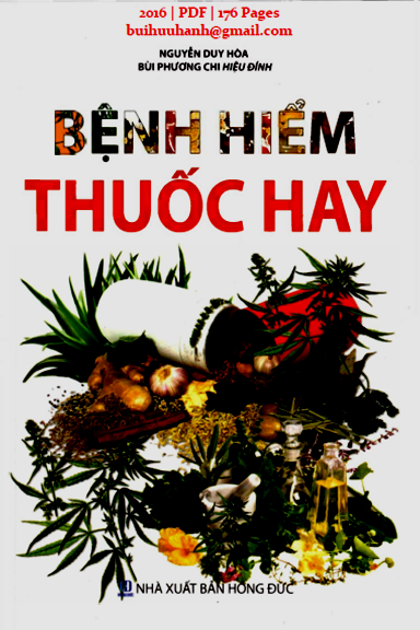 Bệnh Hiểm Thuốc Hay (NXB Hồng Đức 2016) - Nguyễn Duy Hòa, 176 Trang