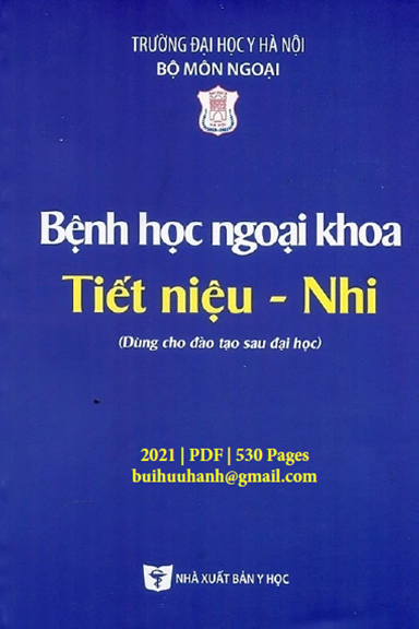 Bệnh Học Ngoại Khoa Tiết Niệu-Nhi (NXB Y Học 2021) - Đoàn Quốc Hưng, 530 Trang