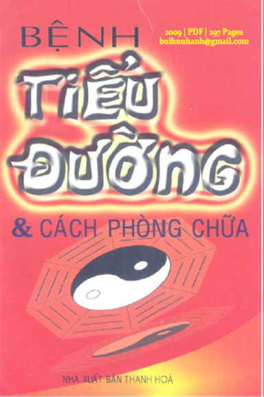 Bệnh Tiểu Đường Và Cách Phòng Chữa (NXB Thanh Hóa 2009) - Triệu Hoài Khánh, 297 Trang