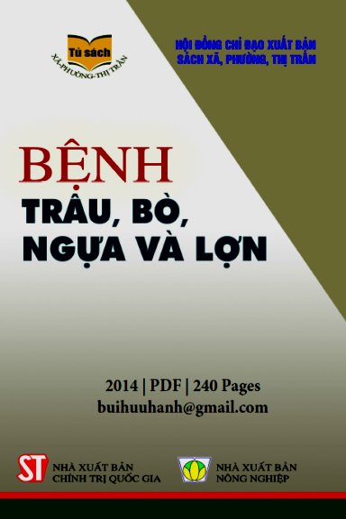 Bệnh Trâu, Bò, Ngựa Và Lợn (NXB Chính Trị 2014) - Phạm Sỹ Lăng, 240 Trang