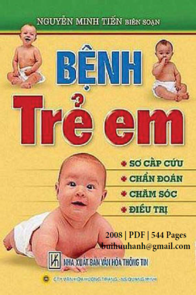 Bệnh Trẻ Em (NXB Văn Hóa Thông Tin 2008) - Nguyễn Minh Tiến, 544 Trang