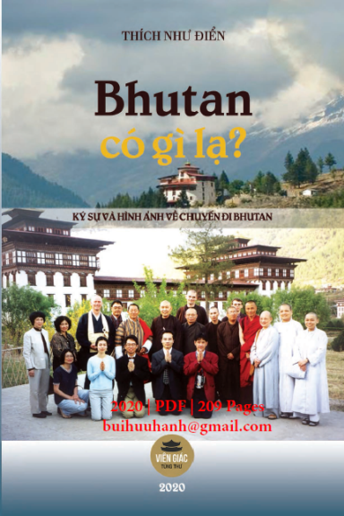 Bhutan Có Gì Lạ (NXB Liên Phật Hội 2020) - Thích Như Điển, 209 Trang