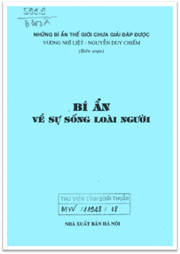 Bí Ẩn Về Sự Sống Loài Người (NXB Hà Nội 2007) -  Vương Nhĩ Liệt, 370 Trang
