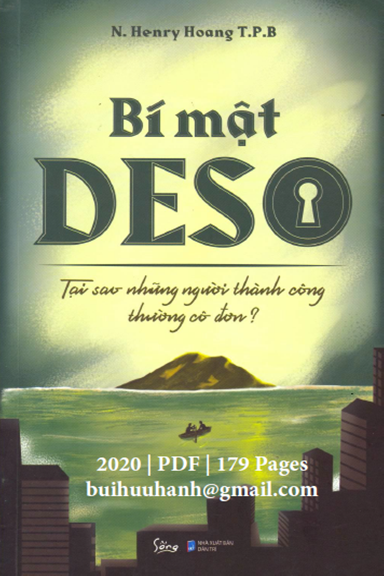 Bí Mật Deso-Tại Sao Những Người Thành Công Thường Cô Đơn (NXB Dân Trí 2020) - Herry Hoang, 179 Trang