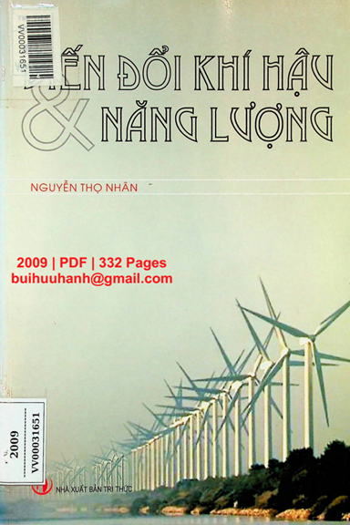 Biến Đổi Khí Hậu Và Năng Lượng (NXB Tri Thức 2009) - Nguyễn Thọ Nhân, 332 Trang