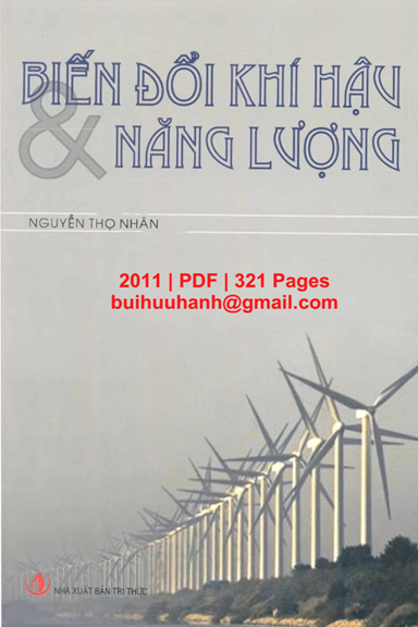 Biến Đổi Khí Hậu Và Năng Lượng (NXB Tri Thức 2011) - Nguyễn Thọ Nhân, 321 Trang