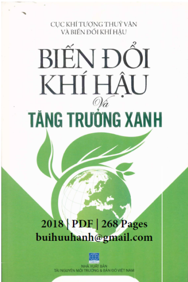 Biến Đổi Khí Hậu Và Tăng Trưởng Xanh (NXB Tài Nguyên Môi Trường 2018) - Nhiều Tác Giả, 268 Trang