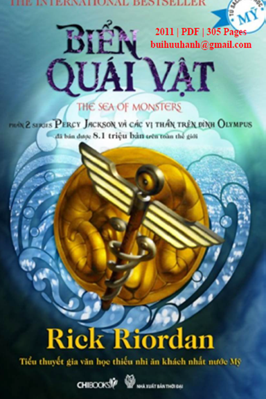 Biển Quái Vật Phần 2-Percy Jackson (NXB Thời Đại 2011) - Rick Riordan, 304 Trang