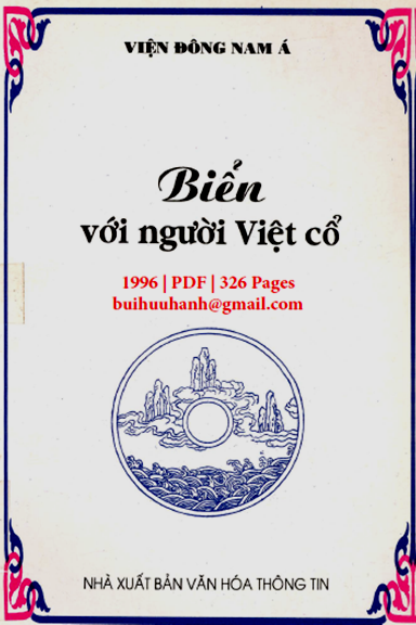 Biển Với Người Việt Cổ (NXB Văn Hóa Thông Tin 1996) - Phạm Đức Dương, 326 Trang