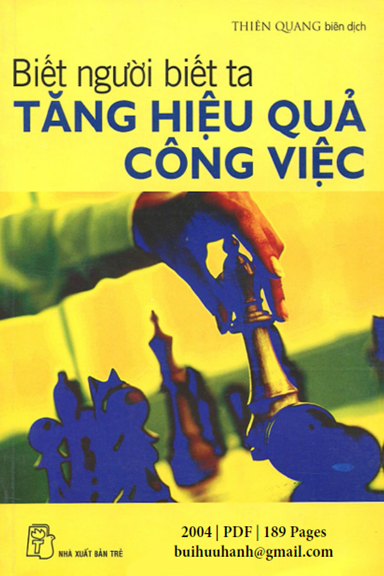 Biết Người Biết Ta-Tăng Hiệu Quả Công Việc (NXB Trẻ 2004) - Thiên Quang, 189 Trang