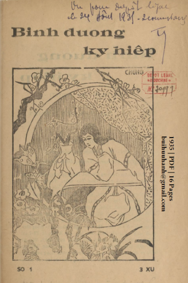 Bình Dương Kỳ Hiệp Số 1-5 (NXB Lang Tuyết 1935) - Đỗ Thủy, 56 Trang