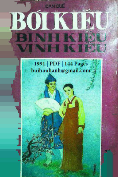 Bình Kiều-Vịnh Kiều-Bói Kiều (NXB Hà Nội 1991) - Phạm Đan Quế, 144 Trang