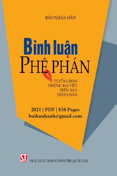 Bình Luận Phê Phán (NXB Chính Trị 2021) - Báo Nhân Dân, 838 Trang