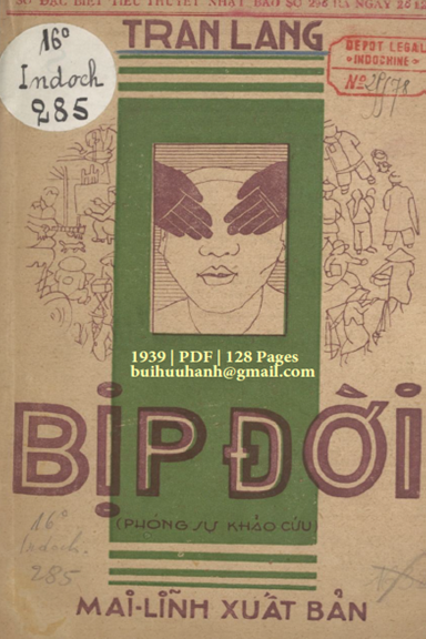 Bịp Đời (NXB Mai Lĩnh 1939) - Trần Lang, 128 Trang