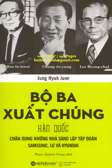Bộ Ba Xuất Chúng Hàn Quốc (NXB Thế Giới 2018) - Hyuk June Jung, 294 Trang