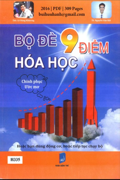 Bộ Đề 9 Điểm Hóa Học (NXB Dân Trí 2016) - Lê Đăng Khương, 308 Trang